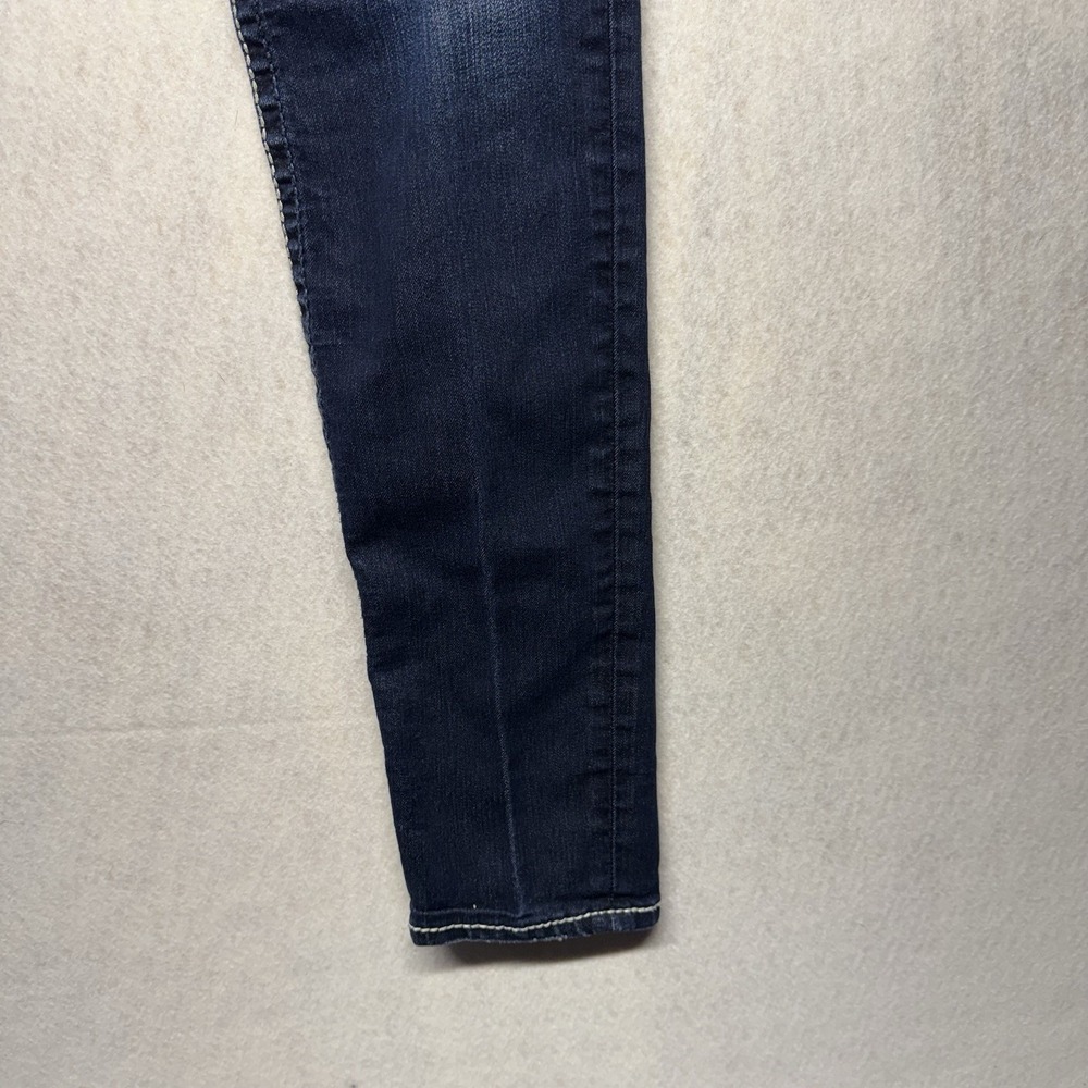 Silver Jeans Co Suki Super Skinny Dark Wash Denim‎ Jeans W27 L33 L9121SSR467 - Picture 14 of 16